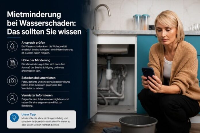 women worried - water damage - mietminderung wasserschaden - westmont group blog