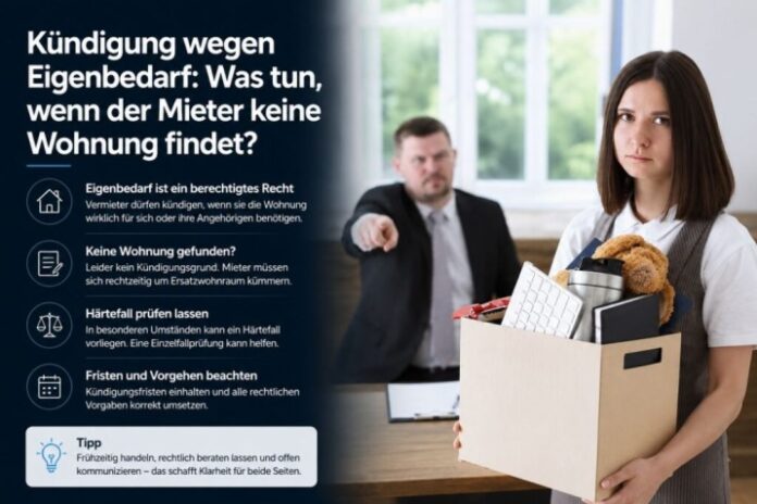 kündigung wegen eigenbedarf mieter findet keine wohnung - westmont group blog - Explain tenant eviction.