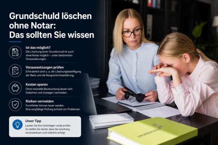 stress sisters - westmont blog - grundschuld löschen ohne notar