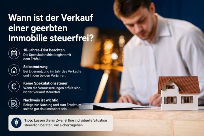 wann ist der verkauf einer geerbten immobilie steuerfrei - westmont group blog - Showing key tax exemption rules