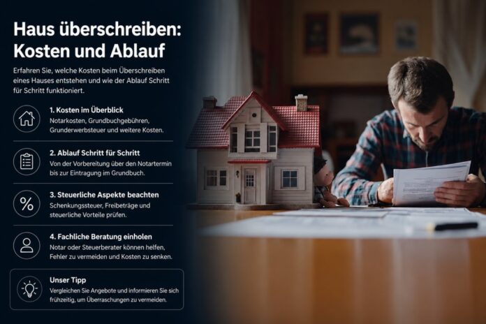 Haus überschreiben: Kosten und Ablauf - westmont group blog - Property Tax Planning