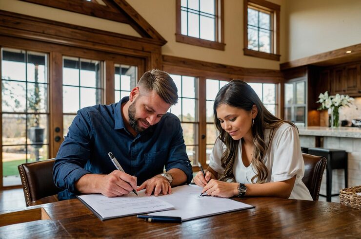 vermietete Wohnung abschreiben - westmont group blog - Property Contract Signing
